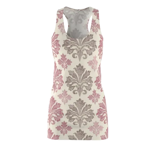 Rosewater Acanthus on a Racerback Dress