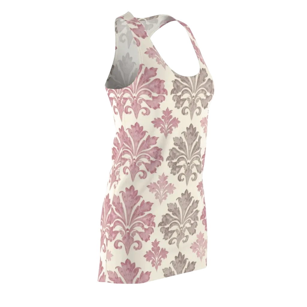 Rosewater Acanthus on Racerback Dress — Front Side