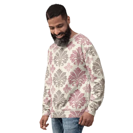 Rosewater Acanthus on a Sweatshirt