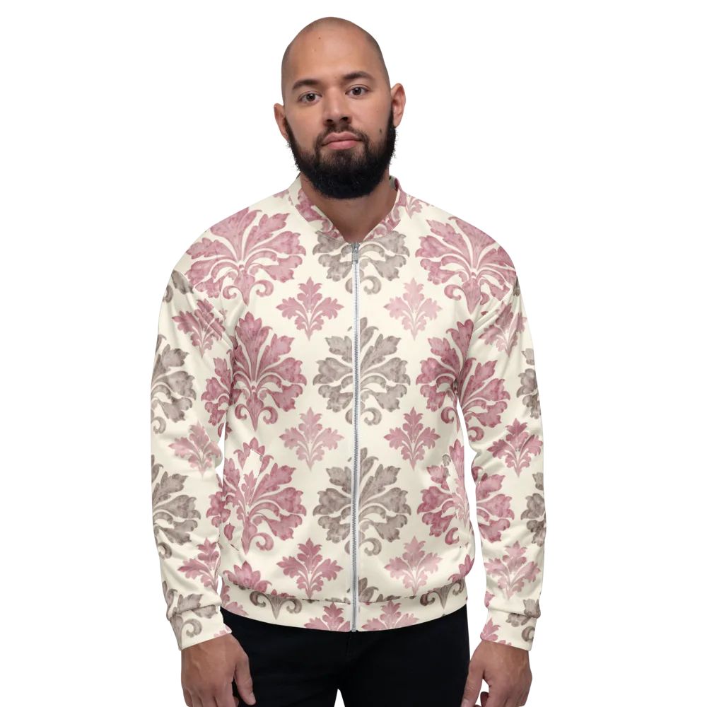 Rosewater Acanthus on Bomber Jacket — Front