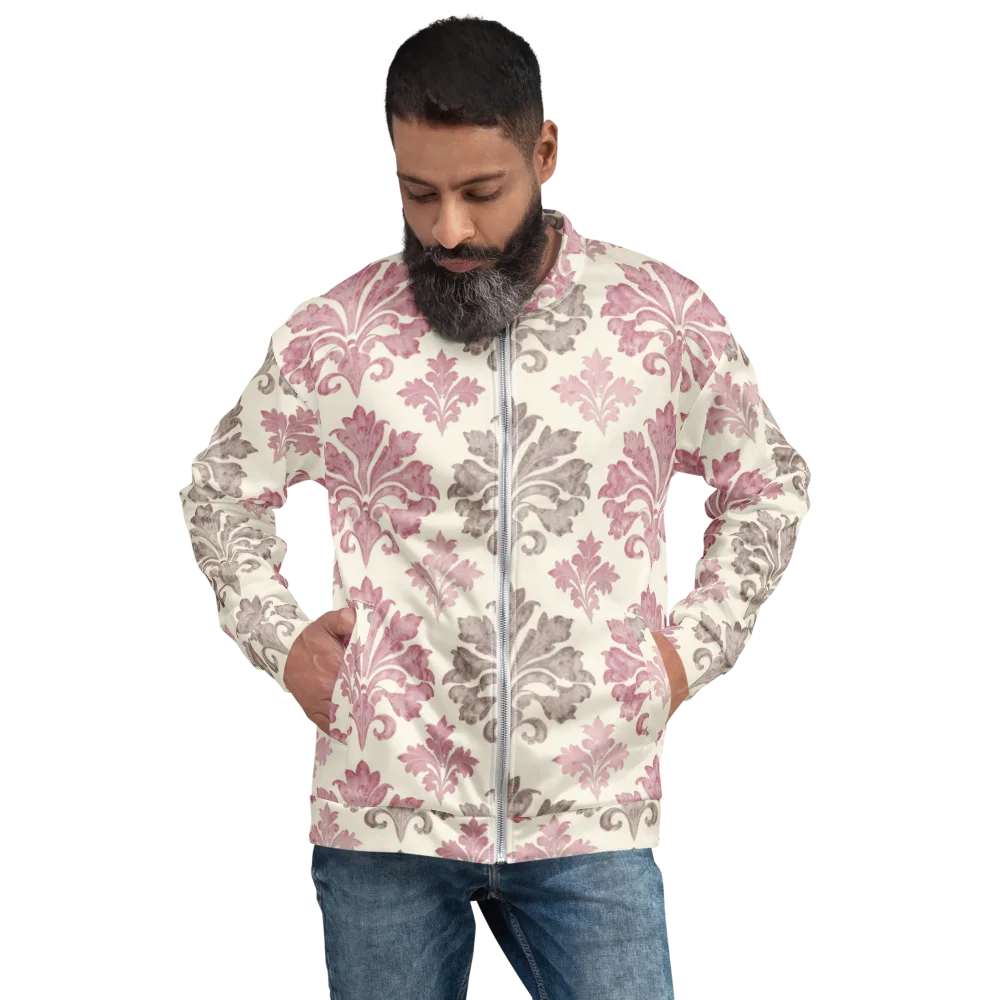 Rosewater Acanthus on Bomber Jacket — Front