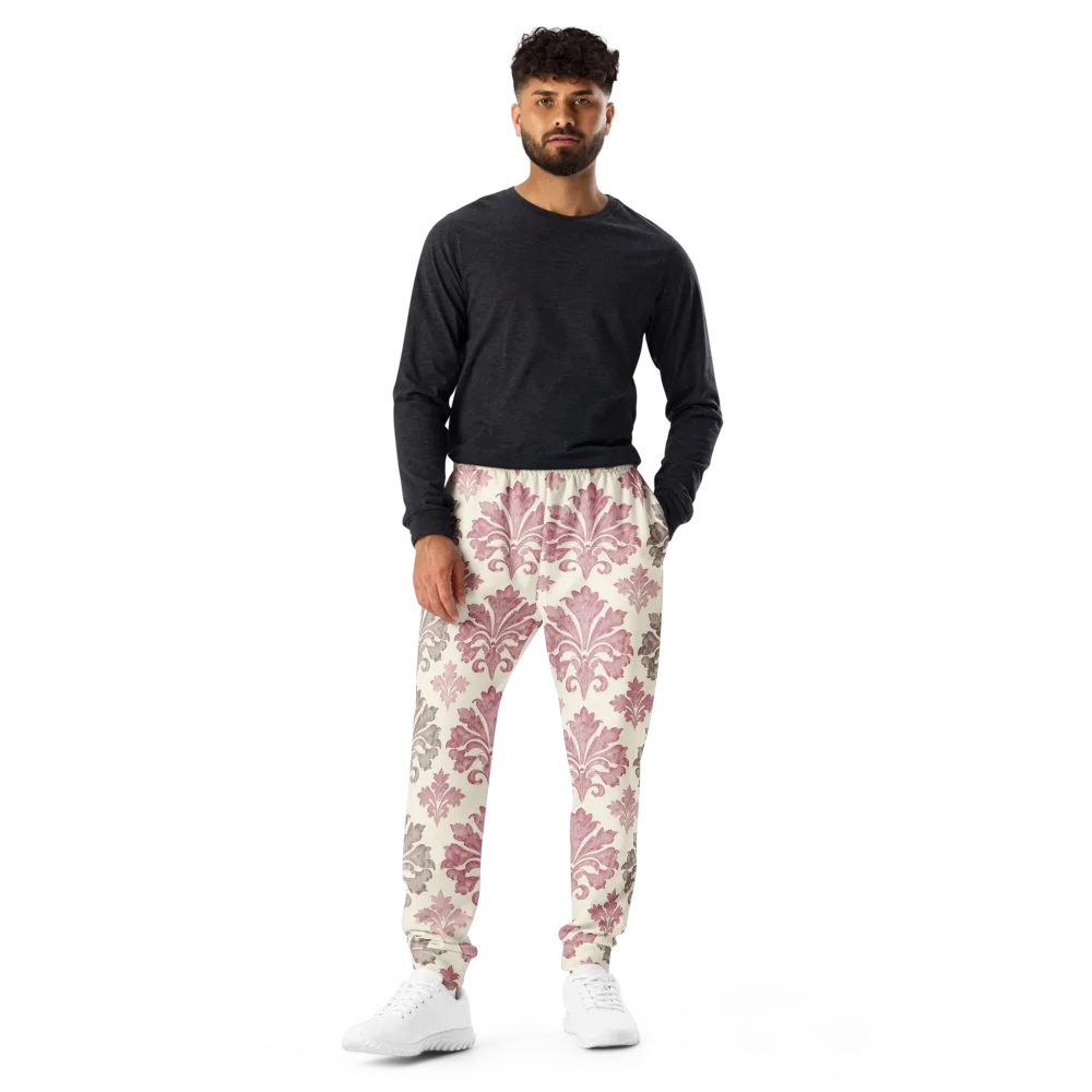 Rosewater Acanthus on Men's Joggers — Front