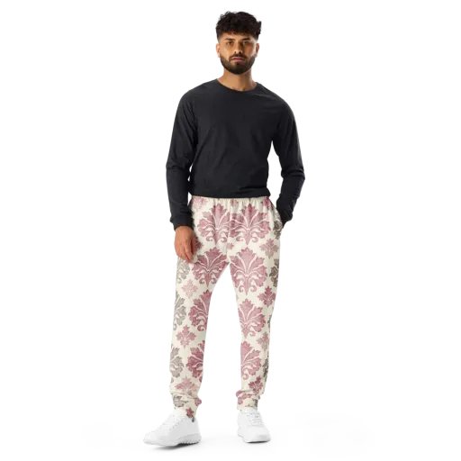 Rosewater Acanthus on a Men's Joggers