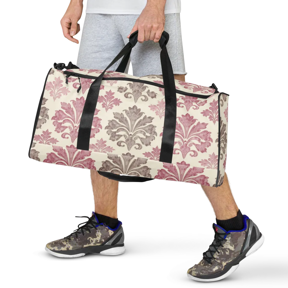Rosewater Acanthus on Duffle Bag — Front
