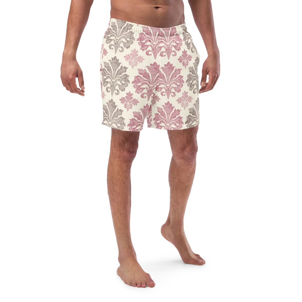 Rosewater Acanthus on Swim Trunks — Front