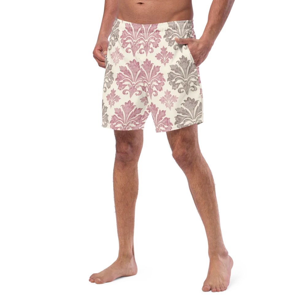 Rosewater Acanthus on Swim Trunks — Left Front