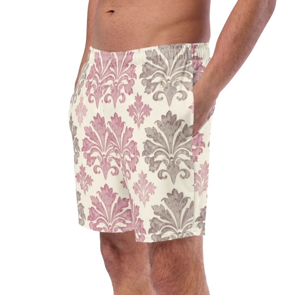 Rosewater Acanthus on Swim Trunks — Left Front