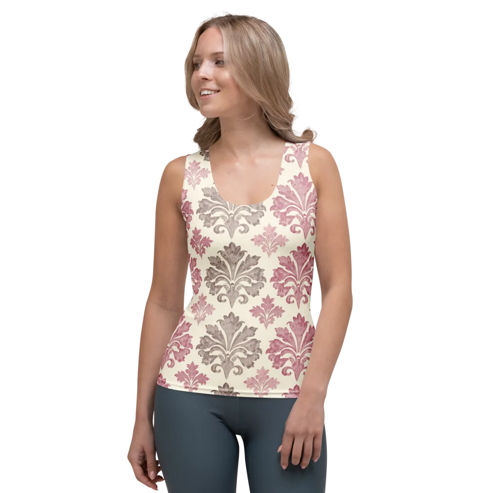 Rosewater Acanthus on Women's Tank Top — Front