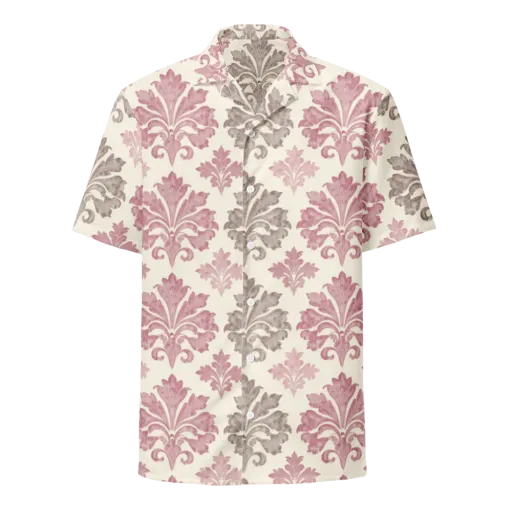 Rosewater Acanthus on a Button Shirt