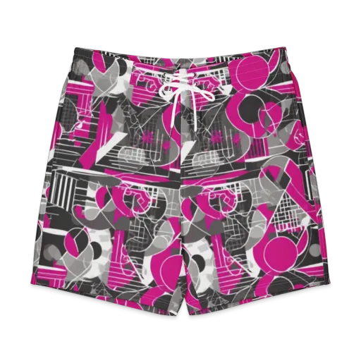 Fuchsia Framework on a Men's Board Shorts