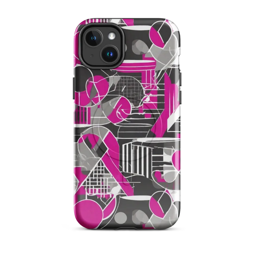 Fuchsia Framework on MagSafe Tough Case for iPhone® — Front