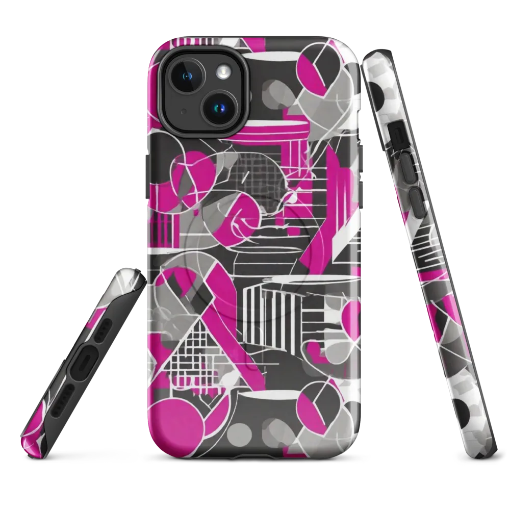 Fuchsia Framework on MagSafe Tough Case for iPhone® — Front
