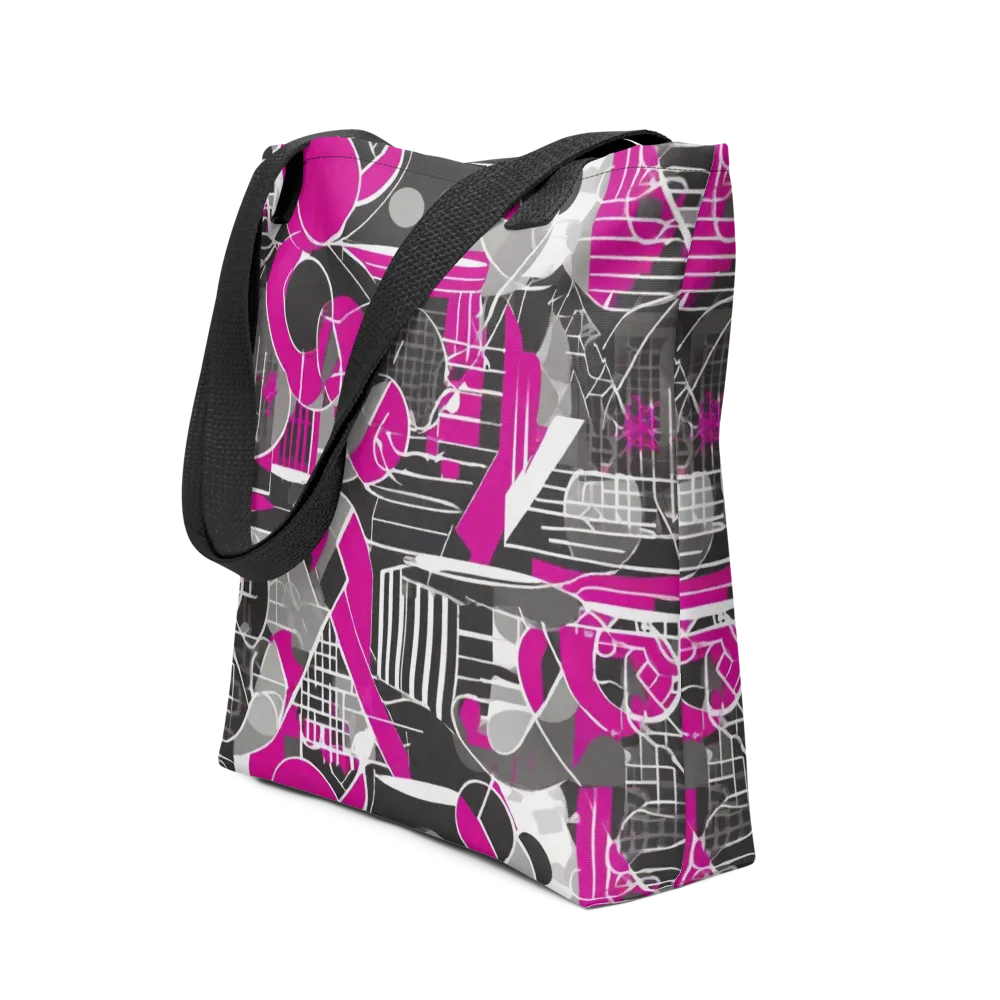 Fuchsia Framework on Tote Bag — Front