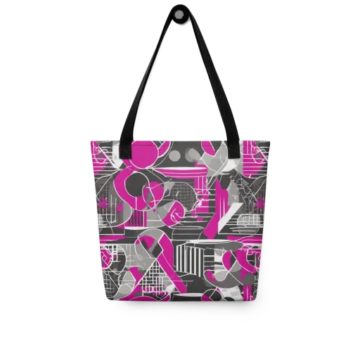 Fuchsia Framework on a Tote Bag
