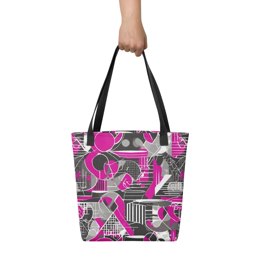 Fuchsia Framework on Tote Bag — Front