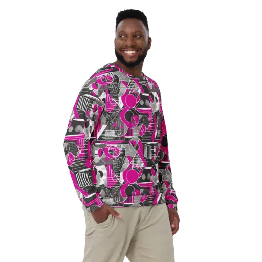 Fuchsia Framework on a Sweatshirt