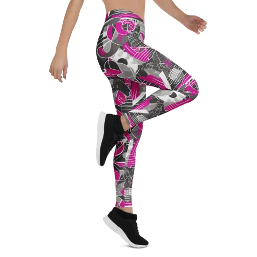 Fuchsia Framework on a Leggings