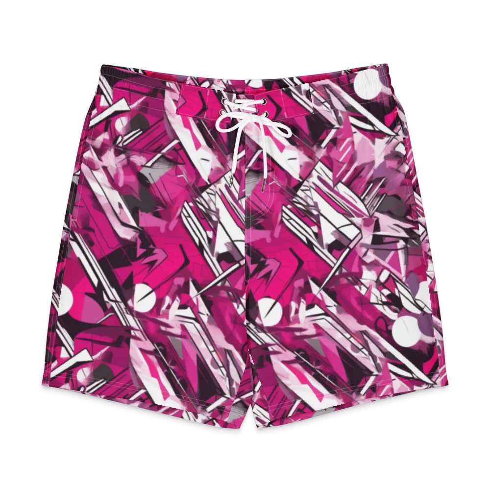Hotwire Bloom on Men's Board Shorts — Front