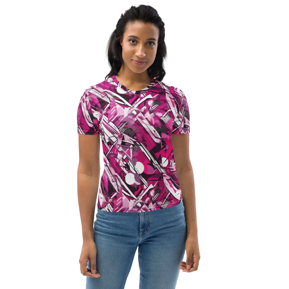 Hotwire Bloom on Women's Crew Neck T-Shirt — Front