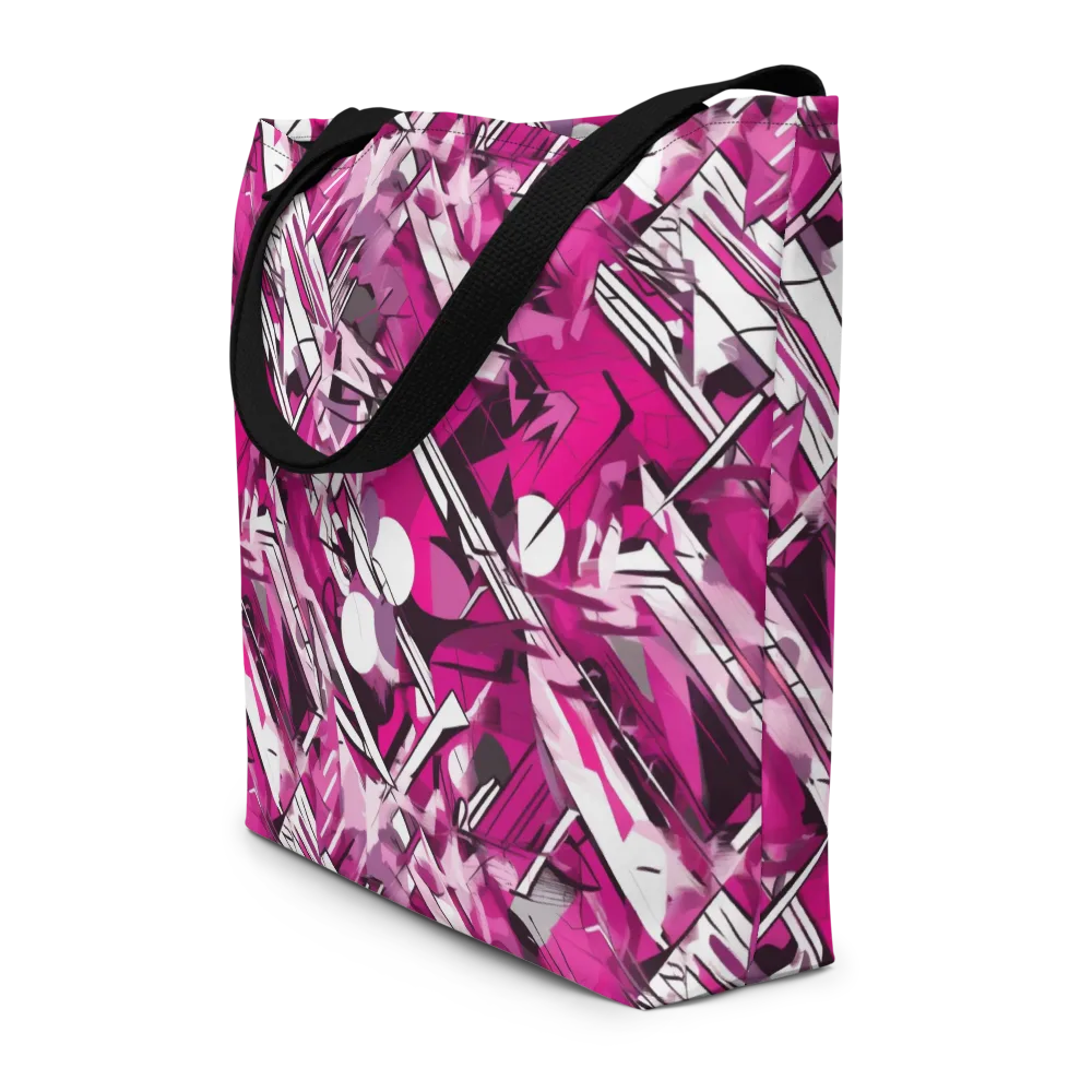 Hotwire Bloom on Large Tote Bag W/ Pocket — Front