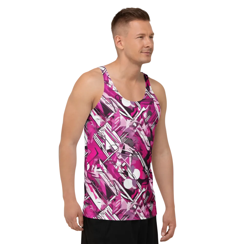 Hotwire Bloom on Men's Tank Top — Right Front