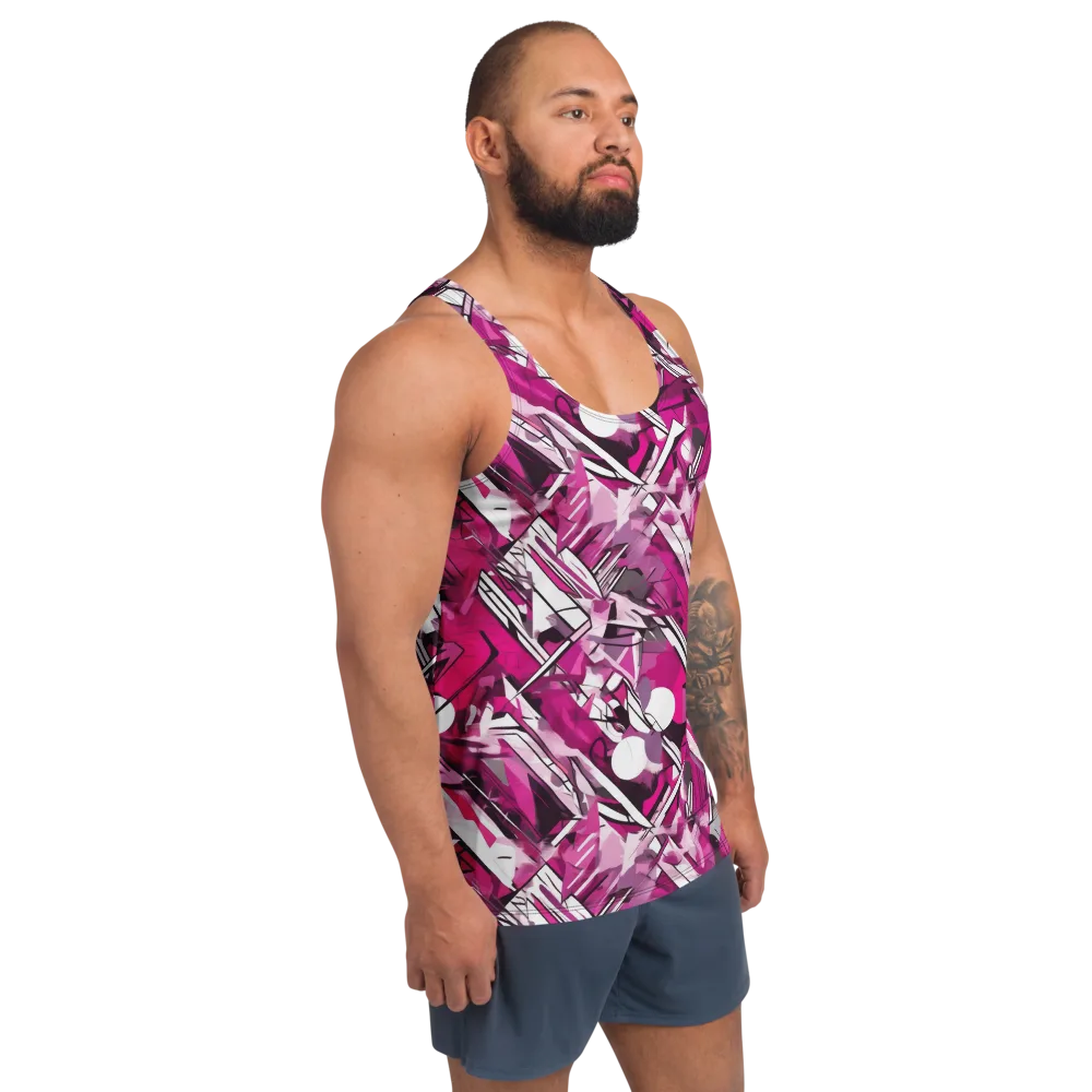 Hotwire Bloom on Men's Tank Top — Right Front