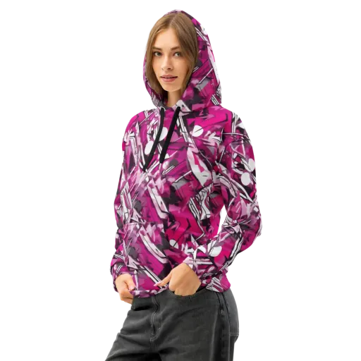 Hotwire Bloom on a Cotton Hoodie