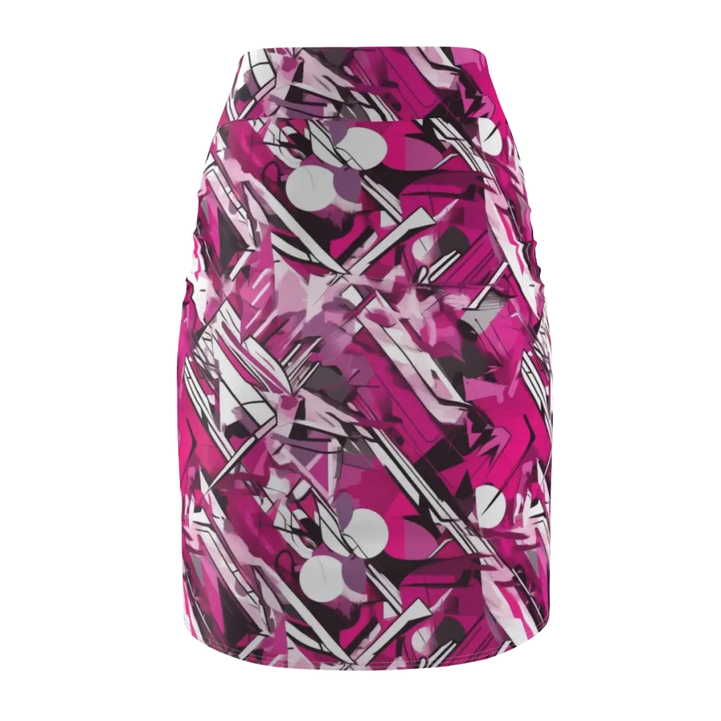 Hotwire Bloom on Pencil Skirt — Back
