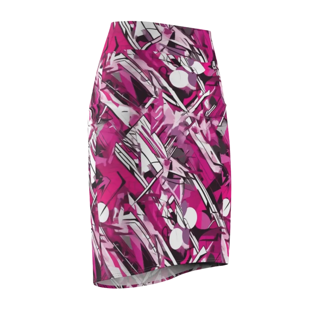 Hotwire Bloom on Pencil Skirt — Front Side
