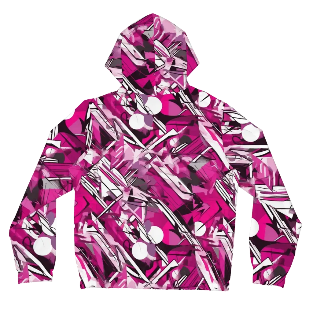 Hotwire Bloom on Women's Full-Zip Hoodie — Back