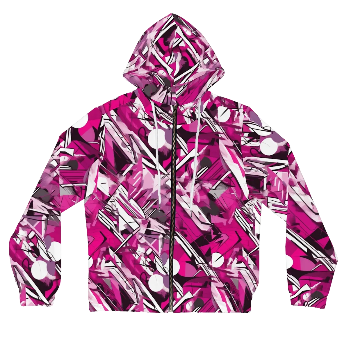 Hotwire Bloom on Women's Full-Zip Hoodie — Front