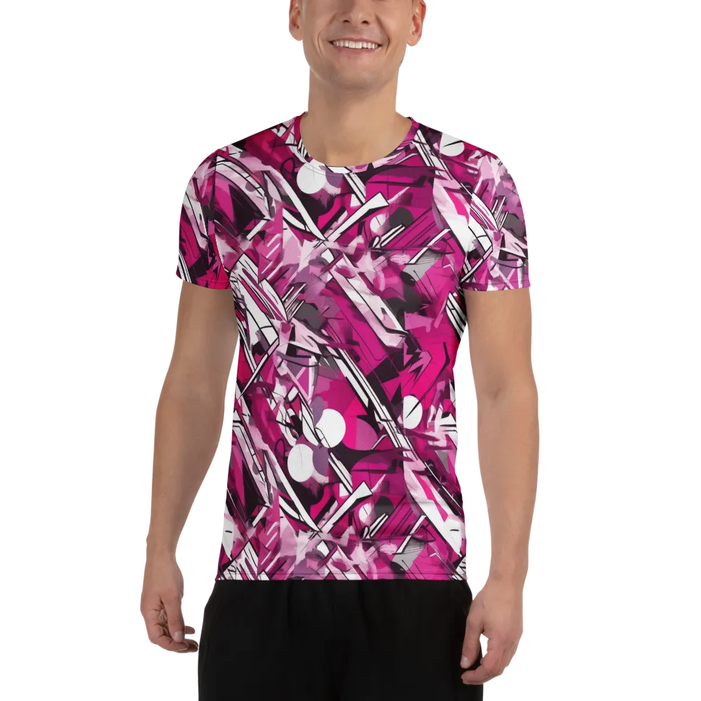 Hotwire Bloom on Men's Athletic T-Shirt — Front