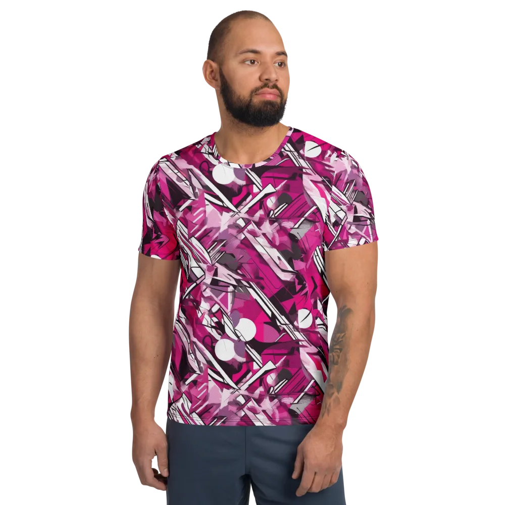 Hotwire Bloom on Men's Athletic T-Shirt — Front