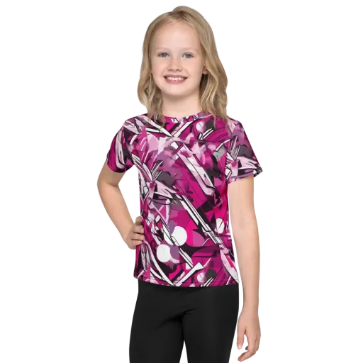 Hotwire Bloom on a Kids Crew Neck T-Shirt