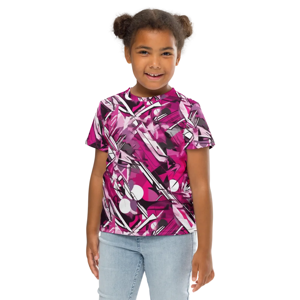 Hotwire Bloom on Kids Crew Neck T-Shirt — Front