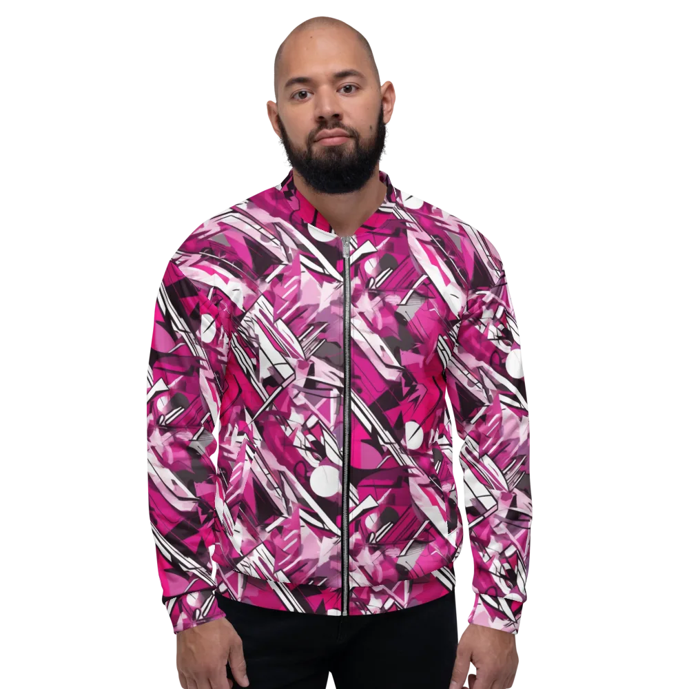 Hotwire Bloom on Bomber Jacket — Front