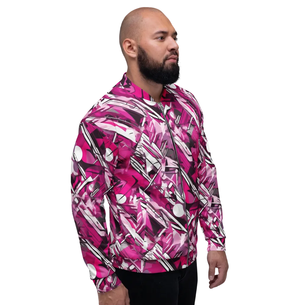 Hotwire Bloom on Bomber Jacket — Right