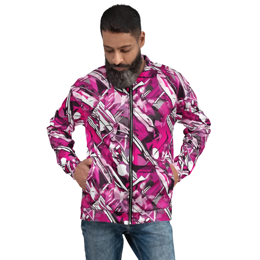 Hotwire Bloom on Bomber Jacket — Front