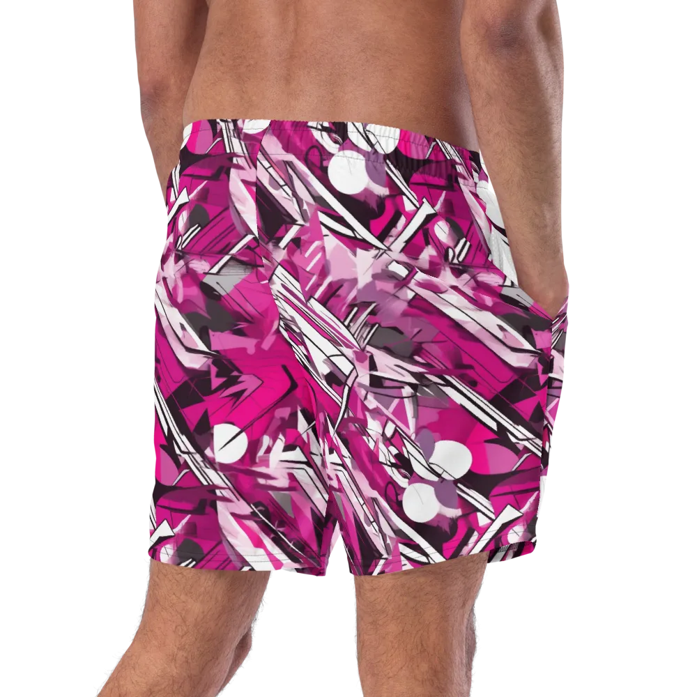 Hotwire Bloom on Swim Trunks — Right Back