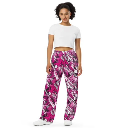 Hotwire Bloom on a Wide-Leg Pants