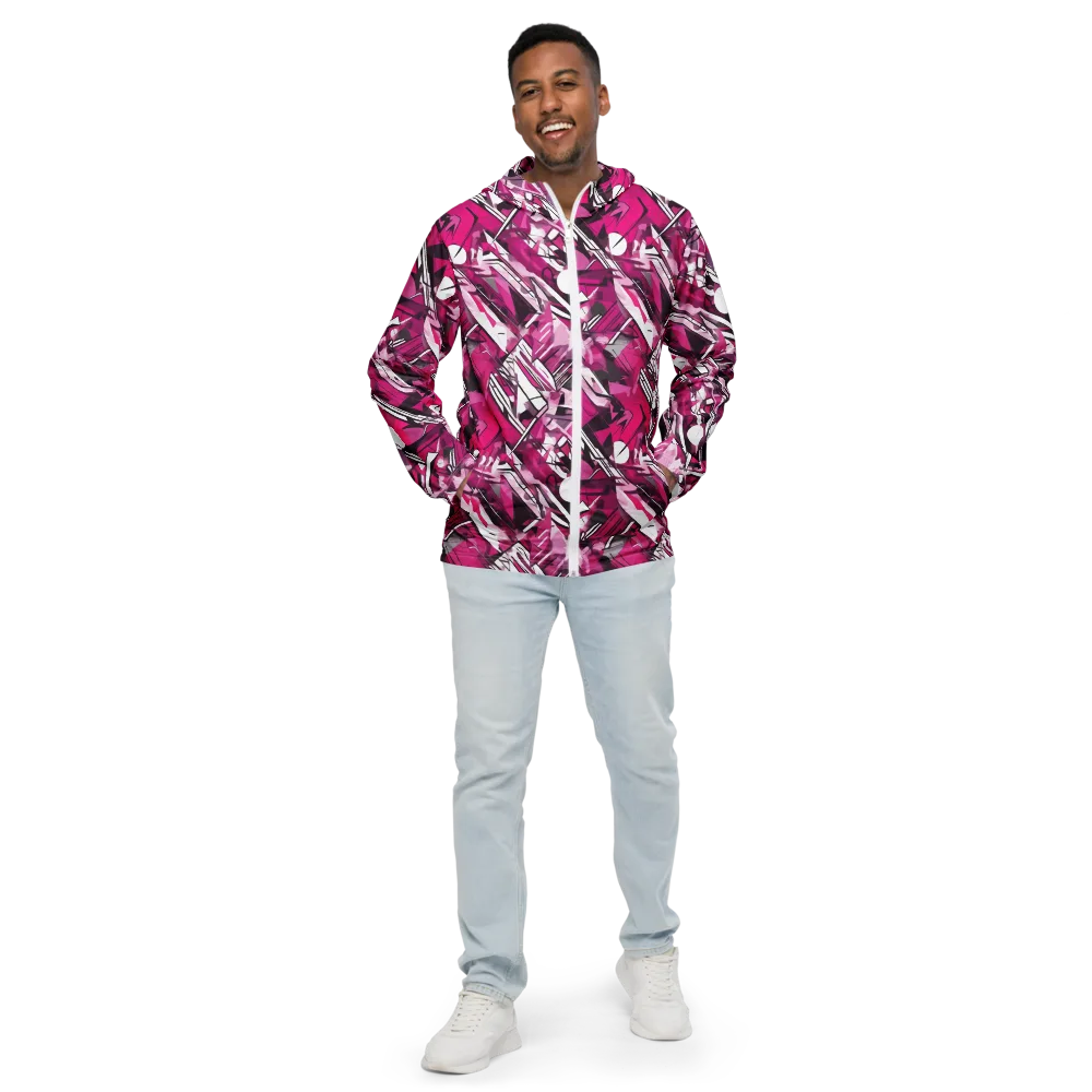 Hotwire Bloom on Men's Windbreaker — Front
