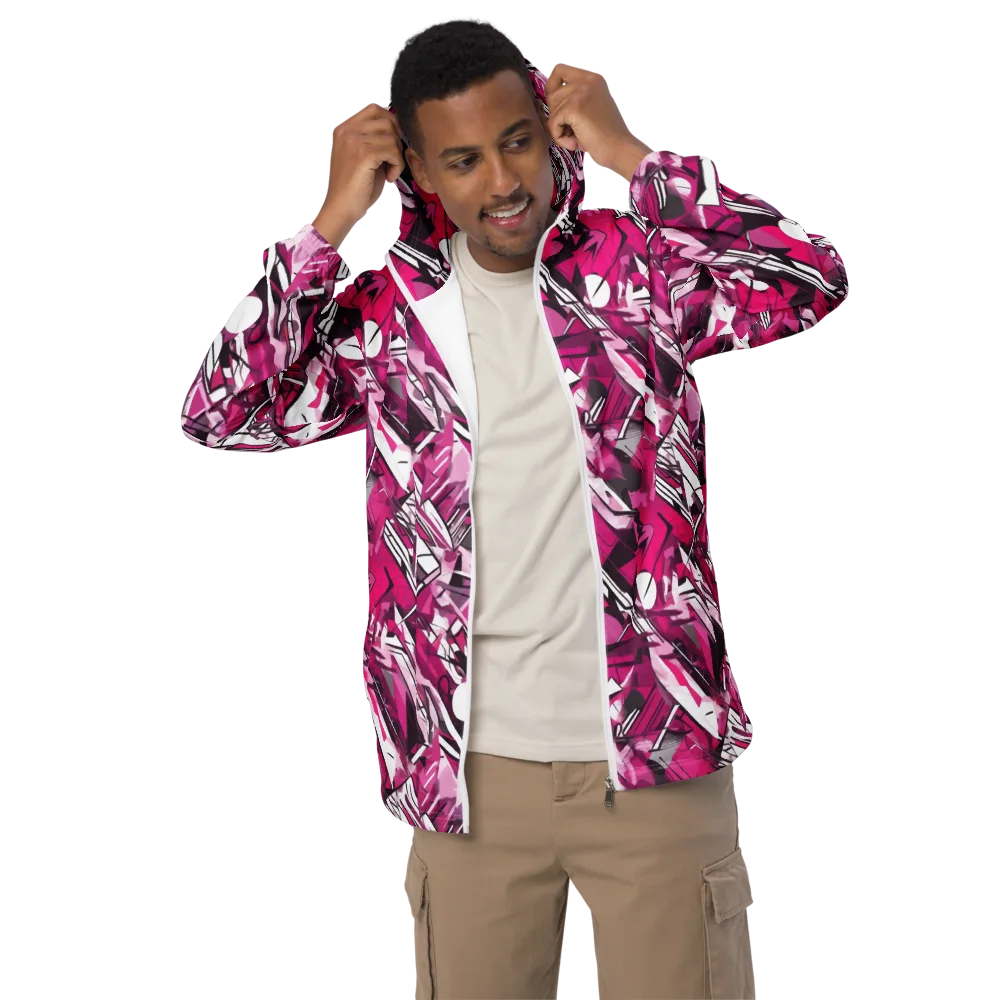 Hotwire Bloom on Men's Windbreaker — Front