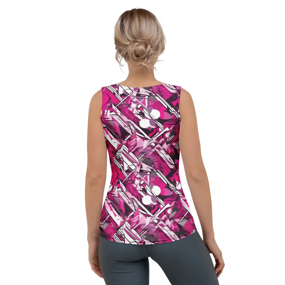 Hotwire Bloom on Women's Tank Top — Back