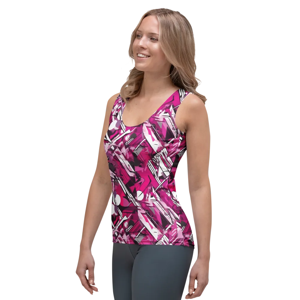 Hotwire Bloom on Women's Tank Top — Left Front