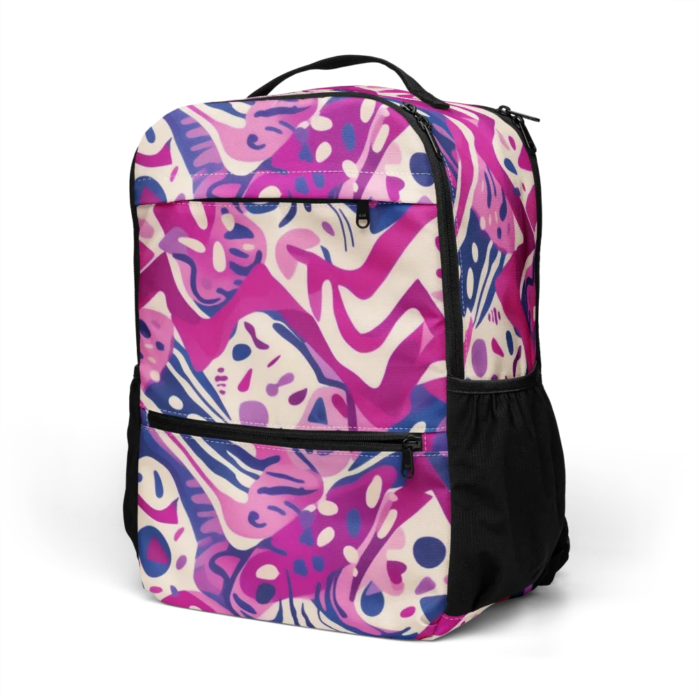 Neon Matisse on Utility Backpack — Left Front