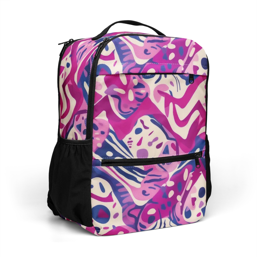 Neon Matisse on Utility Backpack — Right Front