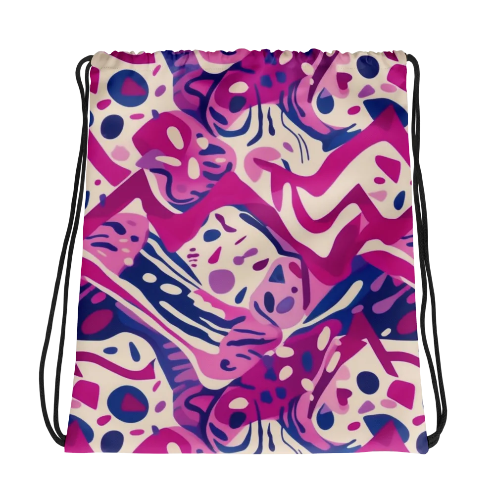 Neon Matisse on Drawstring Bag — Photo