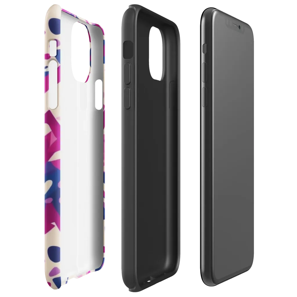 Neon Matisse on Tough Case for iPhone® — Right