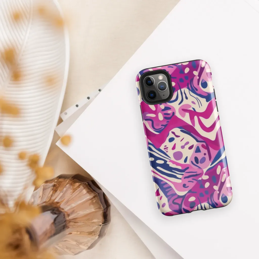 Neon Matisse on Tough Case for iPhone® — Front