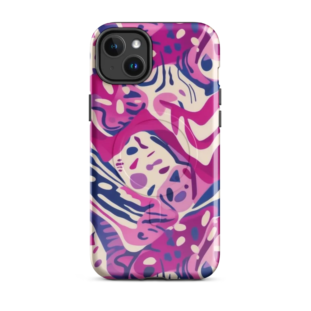 Neon Matisse on MagSafe Tough Case for iPhone® — Front